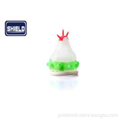 Customized Dotted Ribbed Male Latex Condom Aluminum Foil /